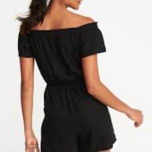 Ardene Black Off-Shoulder Jumpsuit